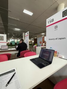 既にブラジルからの受け入れ実績があるBOJ株式会社は、更なる販路拡大のために商談会に参加（提供：野口貴裕氏）