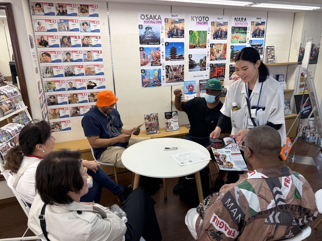 難波駅の地下街にあるJOINERのカウンター