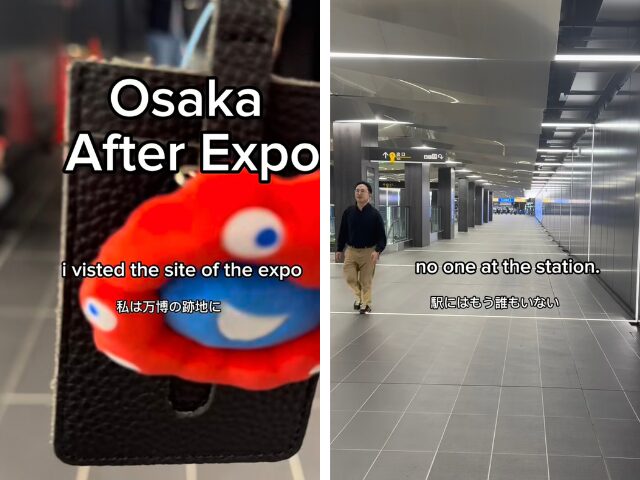 万博終了後の会場をあえて投稿。視点をずらして生まれる“逆張り”の情報発信