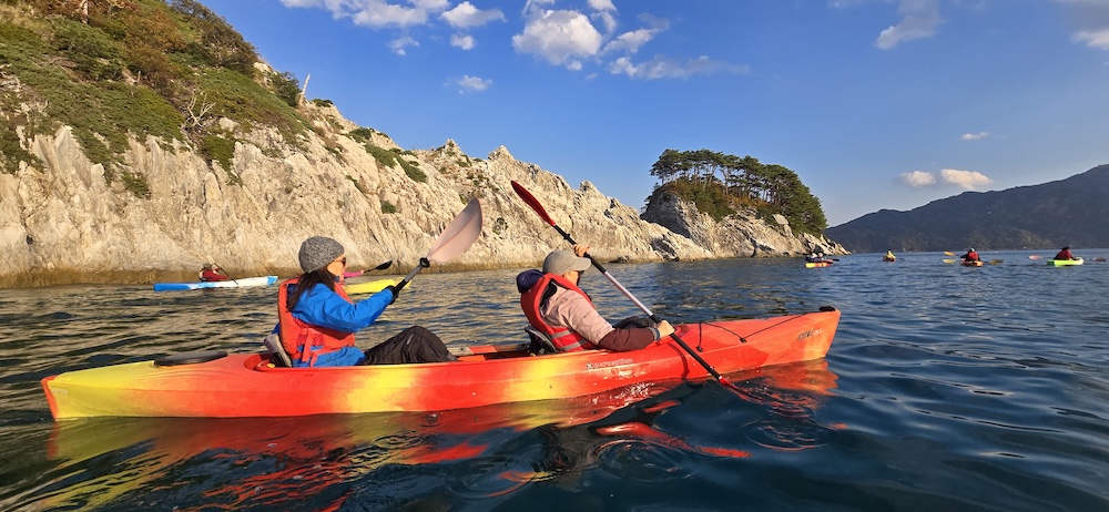 カヤック体験の様子