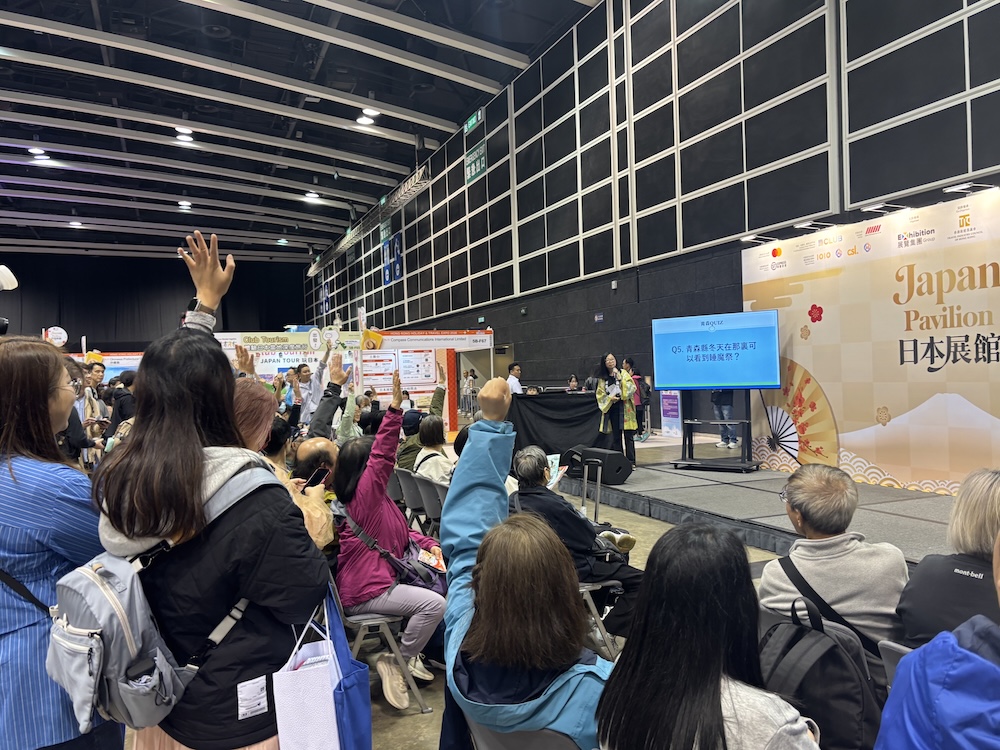 ジャパンパビリオンのステージの様子