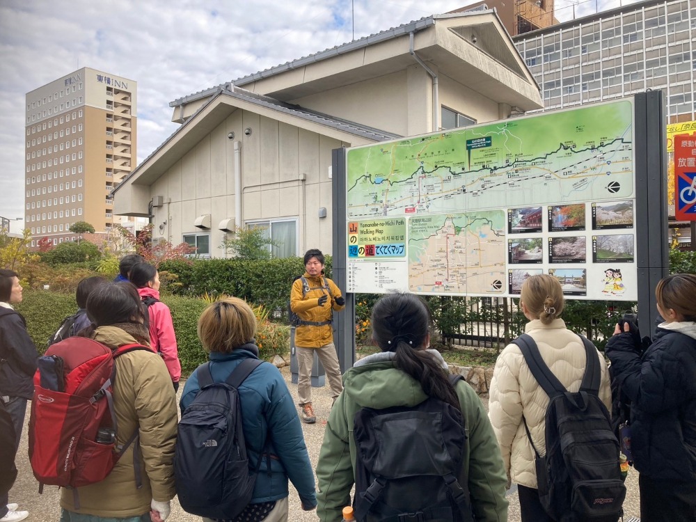 自身もガイドとして活動する山さん