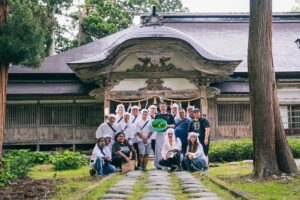 羽黒山斎館にて