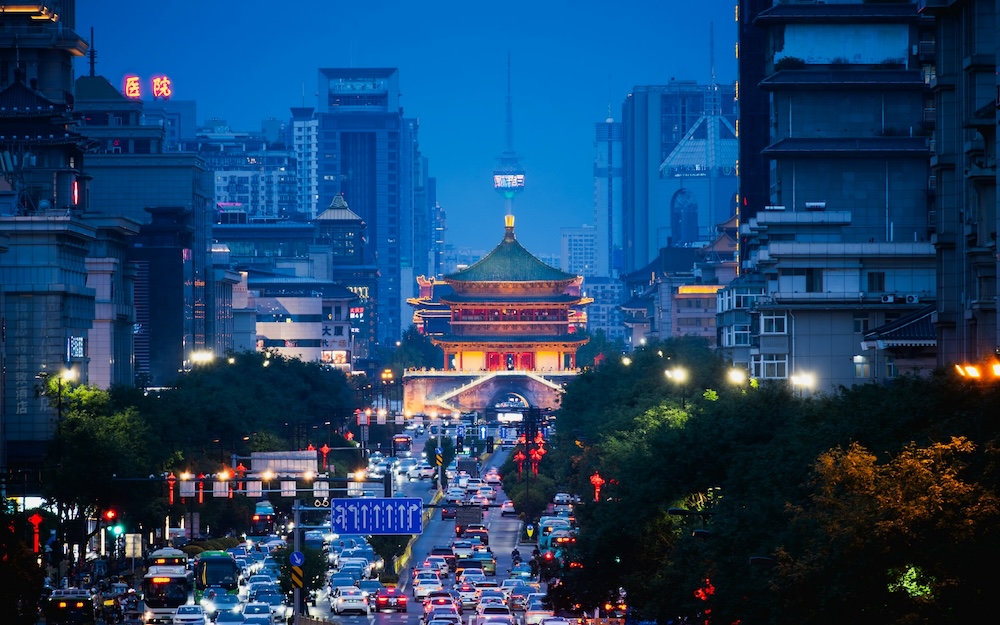 中国の都市景観